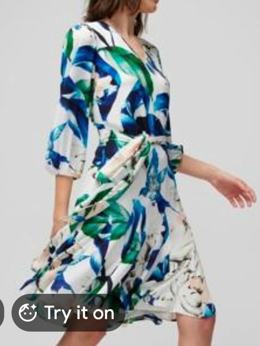 White House Black Market Godet Floral Midi Dress